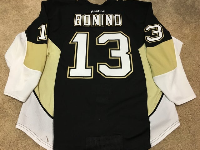Part of my Penguins game worn jersey collection. Pictured below