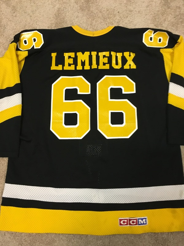 1991 Mario Lemieux Stanley Cup Final Home Game Worn Jersey