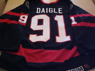 Alexandre Daigle 93'94 ROOKIE Ottawa Senators Game Worn Jersey PHOTOMATCHED