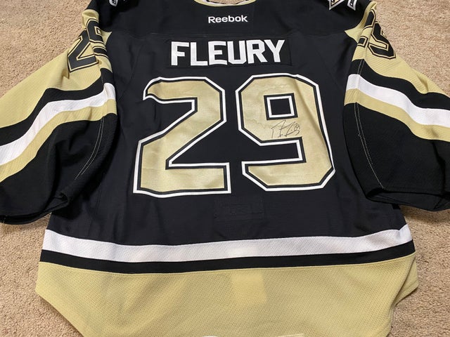 Marc Andre Fleury 05'06 Pittsburgh Penguins PHOTOMATCHED Game Worn