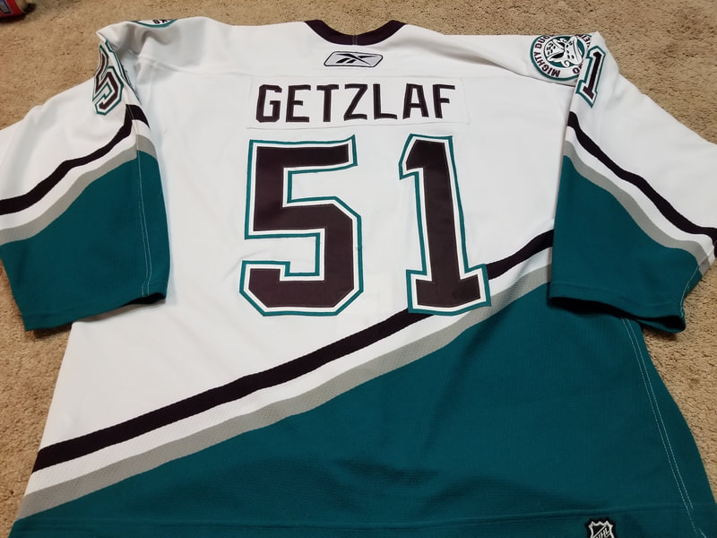 Ryan Getzlaf Anaheim Ducks WHITE JERSEY Autographed 8x10 - NHL Auctions