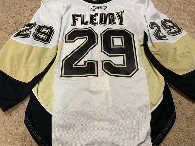 2009-10 Marc-Andre Fleury Pittsburgh Penguins Game Worn Jersey
