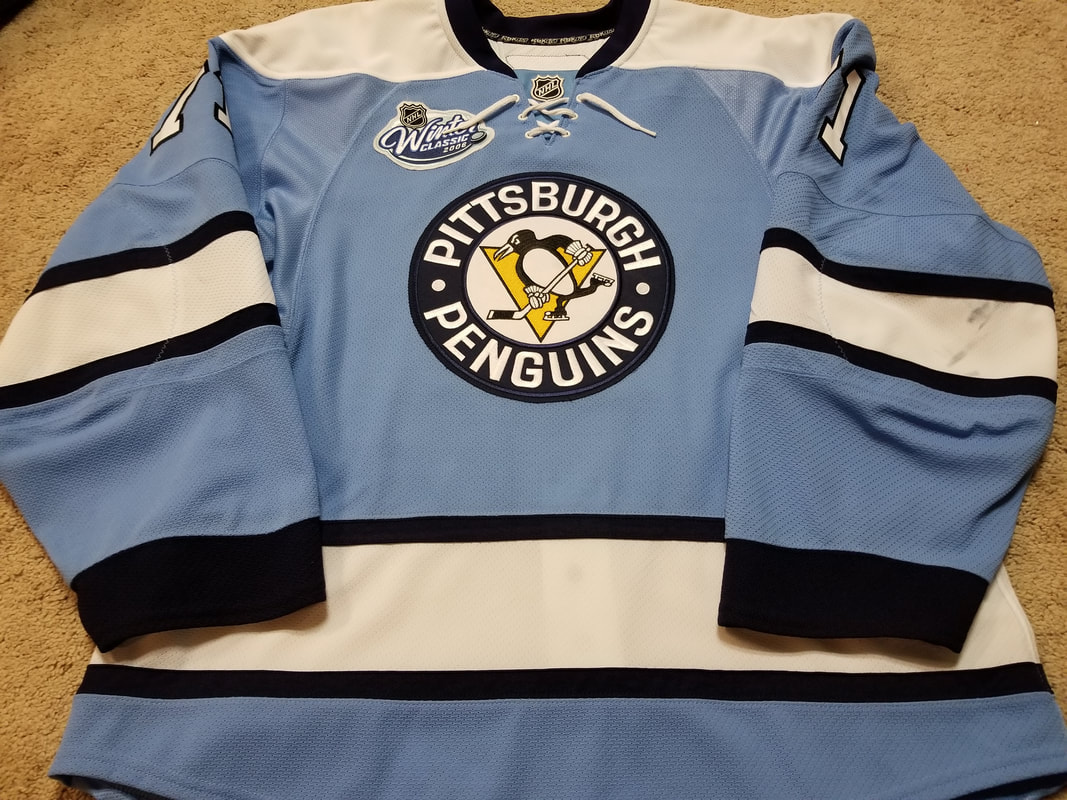 2008 Pittsburgh Penguins NHL Winter Classic 2nd Period Game Worn
