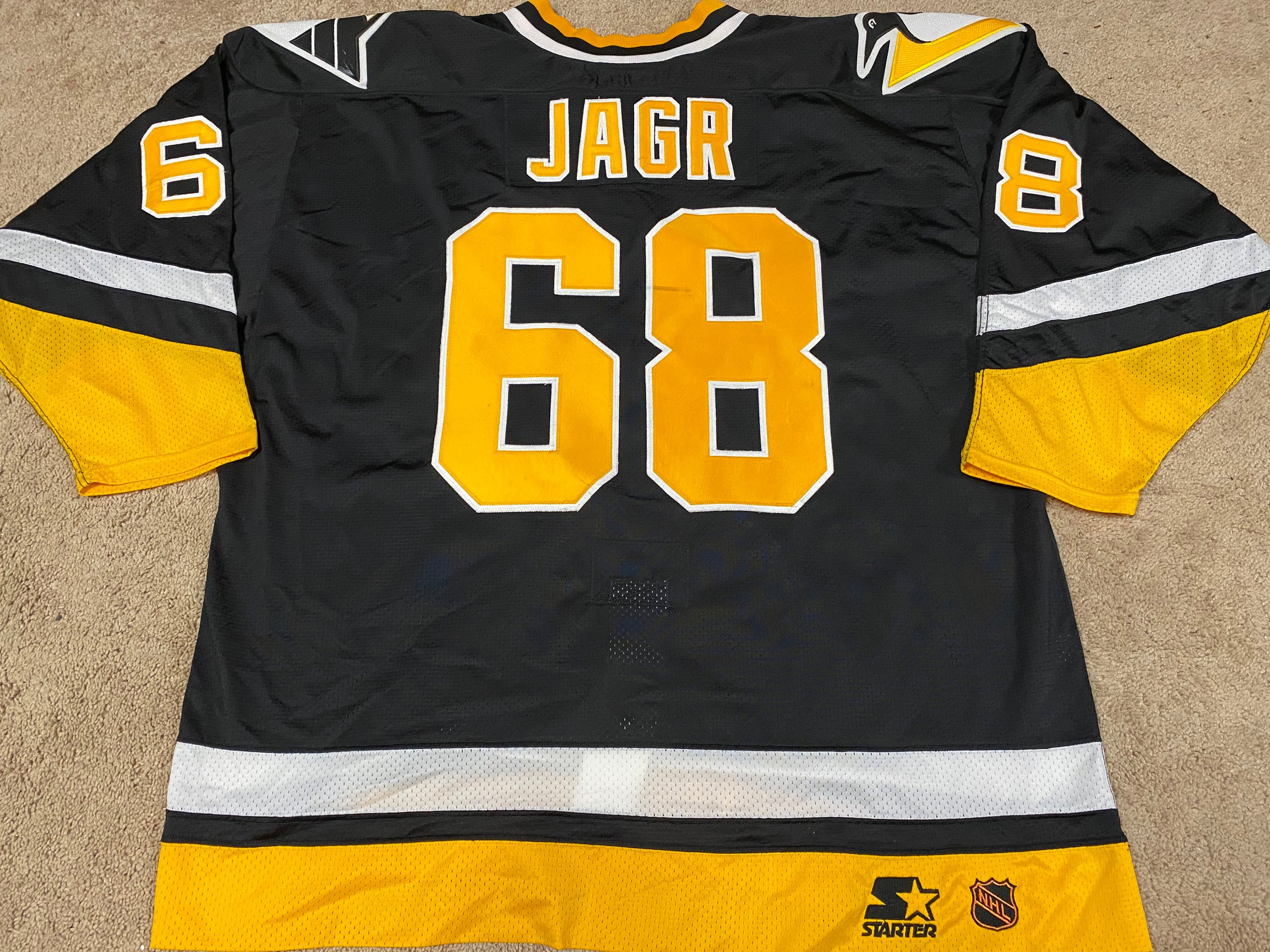 1997-98 Jaromir Jagr Pittsburgh Penguins Game Worn Jersey