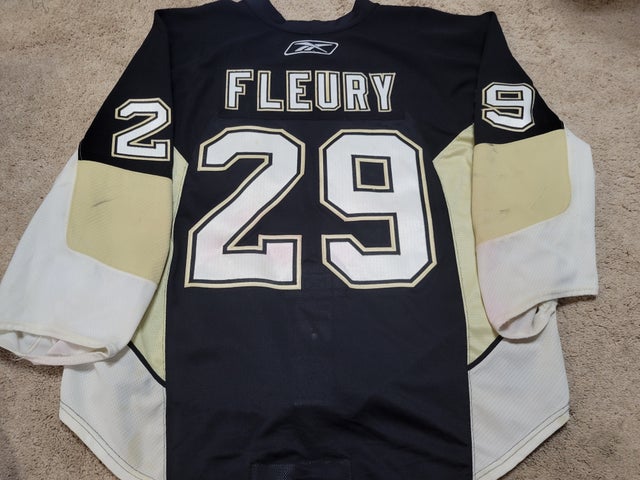 2009-10 Marc-Andre Fleury Pittsburgh Penguins Game Worn Jersey